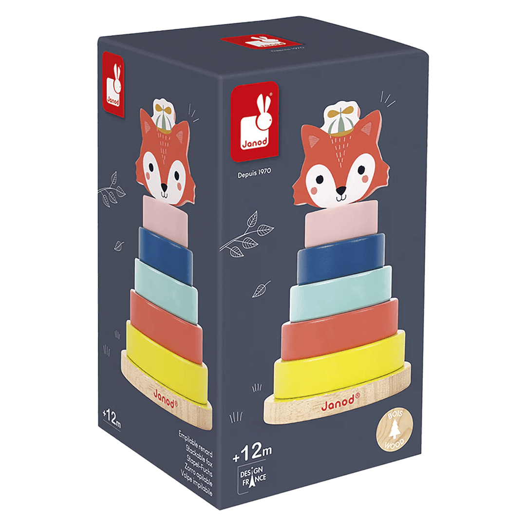 Baby Forest - Empilable Renard PASSE-TEMPS - Jouets - Bébé - Bébé 0-12 mois