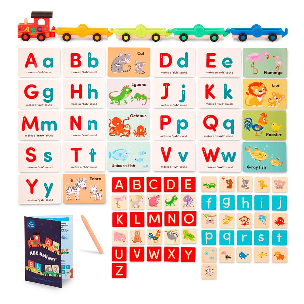 Battat Education - Chemin de fer ABC JEUX - Éducatif