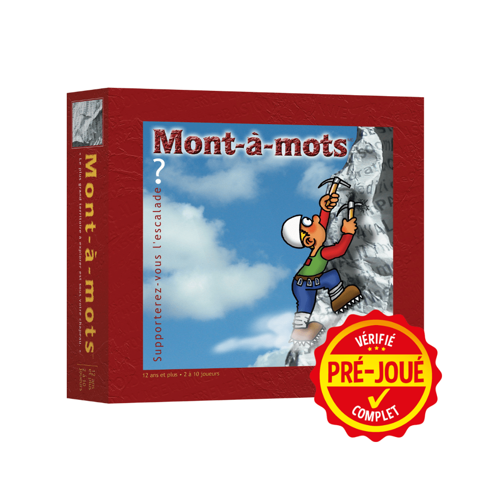 Mont à mots l'Everest des jeux de mots (pré-joué) (FR) BAZAR - Bazar - Famille