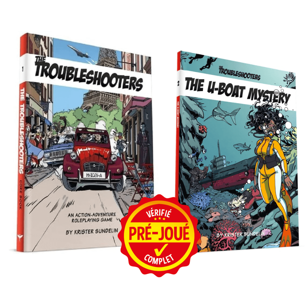 The Troubleshooters core book RPG + the U-boat mystery [pré-joué] (FR) BAZAR - Bazar - Jeux de rôle