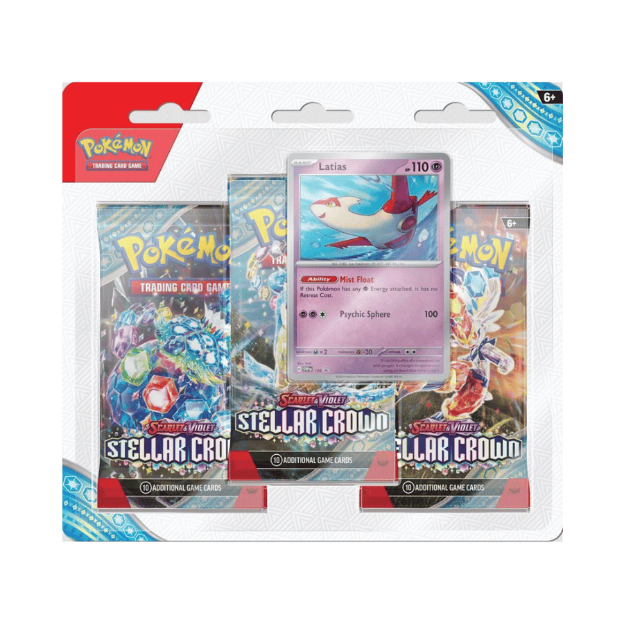 Pokémon - Stellar Crown - 3-Pack Blister | Buy online Canada