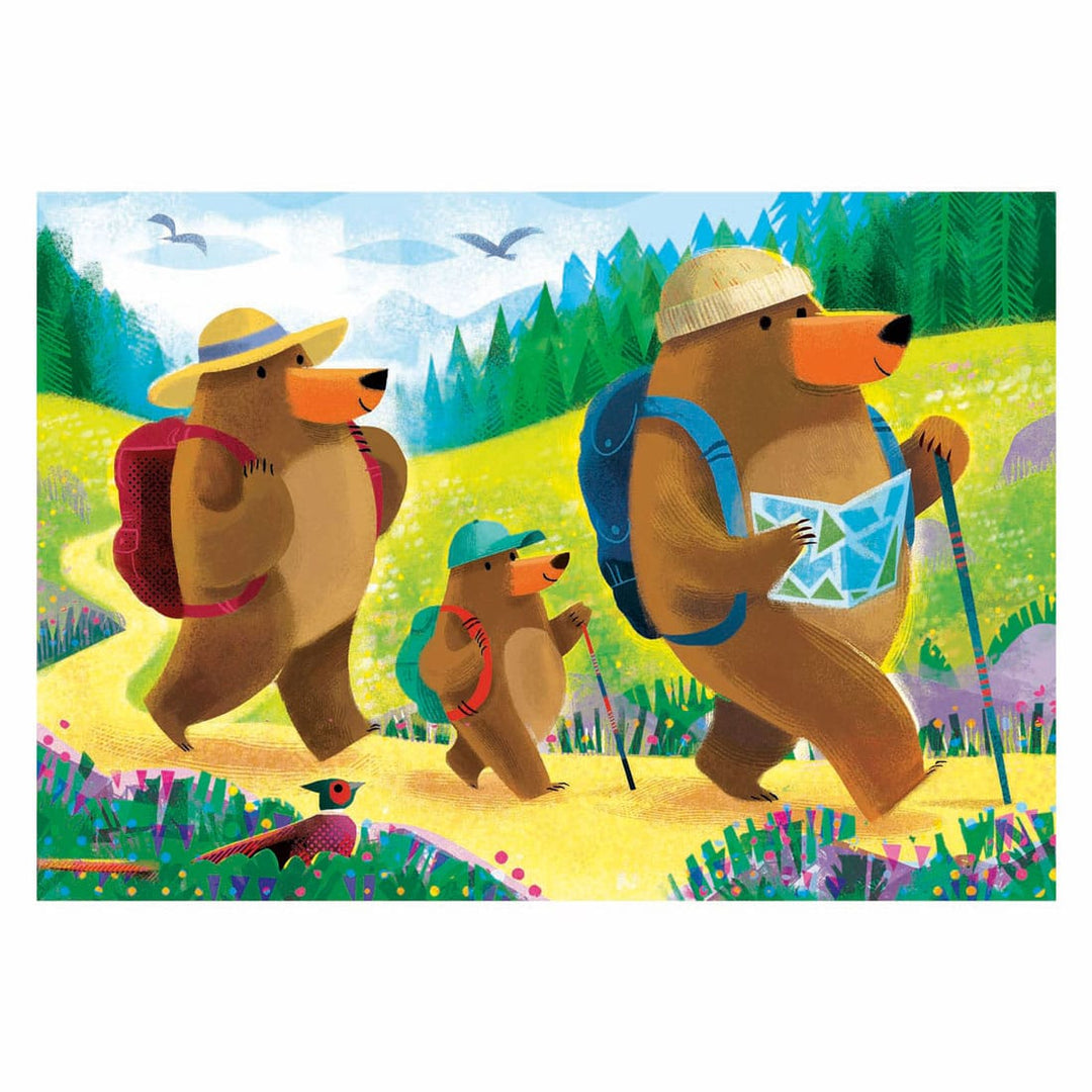 Bear Family Vacations (2x24pcs) CASSE-TÊTE - 2 - 24 morceaux