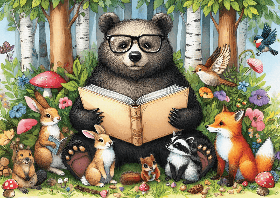 Bear's Storytime Circle  (1000 pcs) CASSE-TÊTE - 1000 morceaux