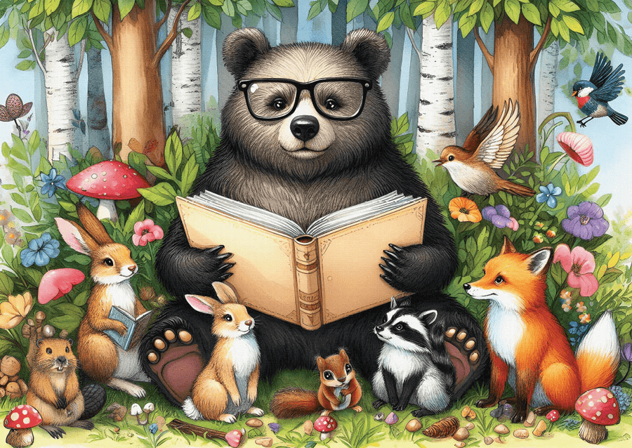 Bear's Storytime Circle  (1000 pcs) CASSE-TÊTE - 1000 morceaux