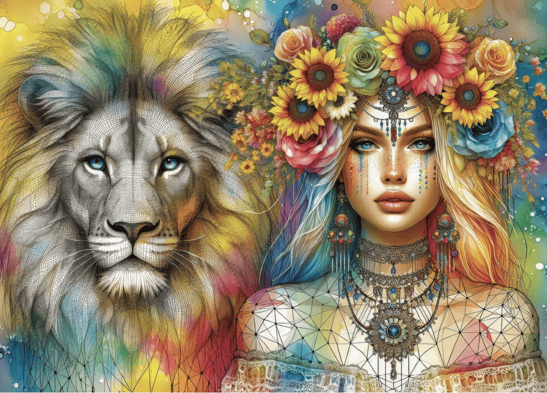 Beauty and Roar (1000 pcs) CASSE-TÊTE - 1000 morceaux