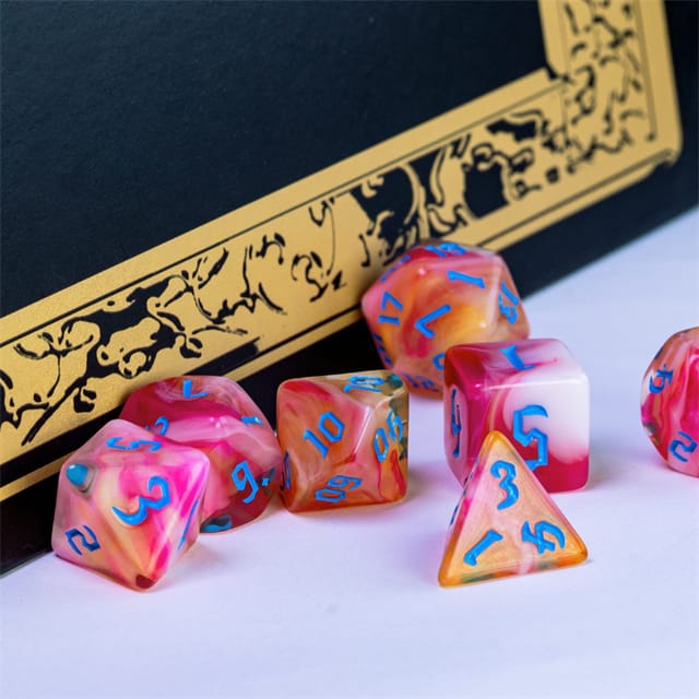 Dés 7D: Grenade limonade JEUX - Dés et jeux de rôles - Dés - Dés polyédriques