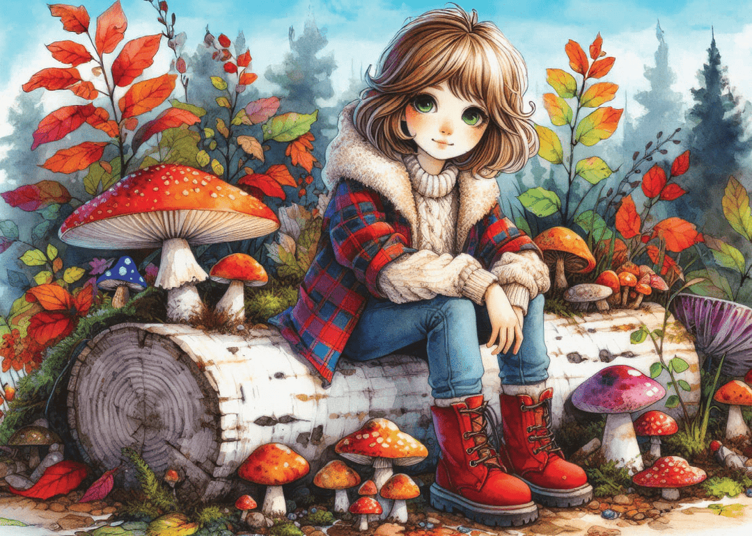 Beneath Autumn's Canopy (1000 pcs) CASSE-TÊTE - 1000 morceaux