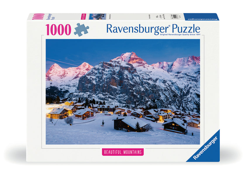 Bernese Oberland, Murren (1000pcs) CASSE-TÊTE - 1000 morceaux