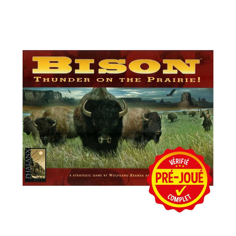 Bison Thunder on the prairie (pré-joué) (EN) BAZAR - Bazar - Stratégie