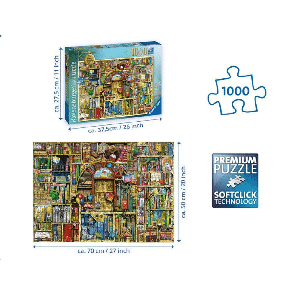 Bizarre Bookshop (Puzzle 1000 pc) CASSE-TÊTE - 1000 morceaux