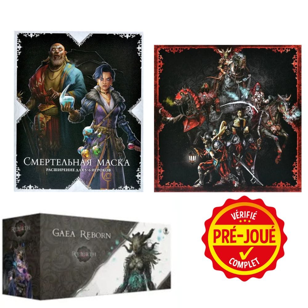 Black Rose Wars: Rebirth + Exp : Apocalypse, Deadly Mask and Gaea Reborn (pré-joué) (EN) BAZAR - Bazar - Stratégie