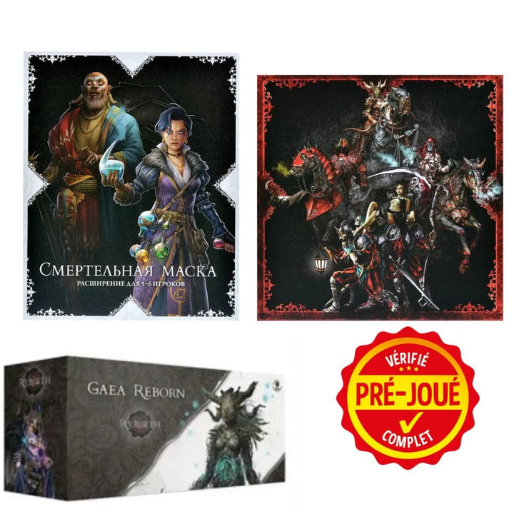 Black Rose Wars: Rebirth + Exp : Apocalypse, Deadly Mask and Gaea Reborn (pré-joué) (EN) BAZAR - Bazar - Stratégie