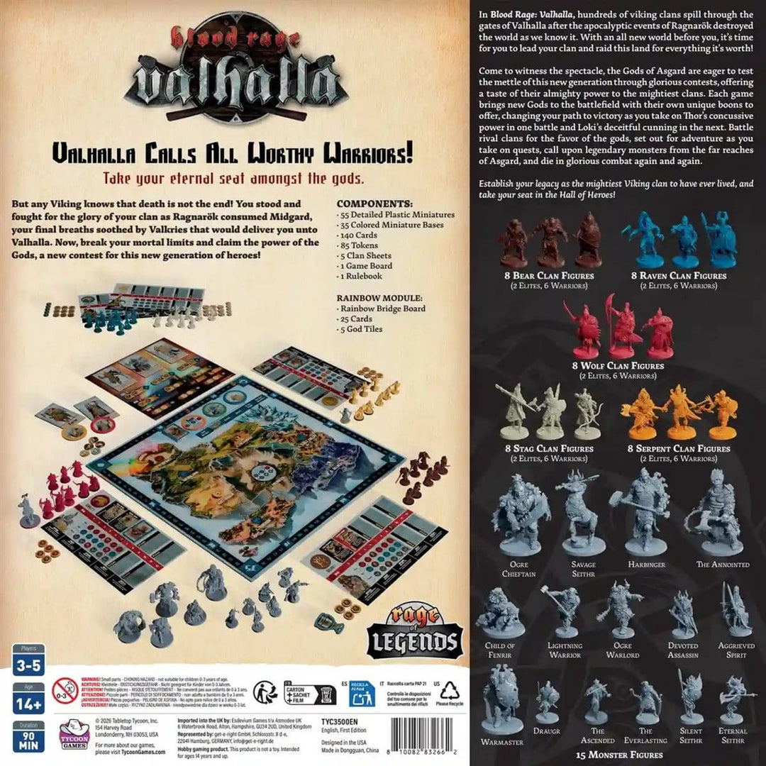 Blood Rage: Valhalla (EN) JEUX - Stratégie - Stratégie avancé