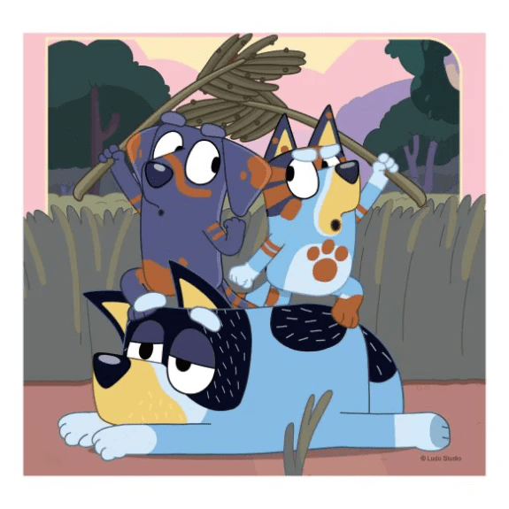 Bluey Adventure (3x49pcs) CASSE-TÊTE - 25-49 morceaux
