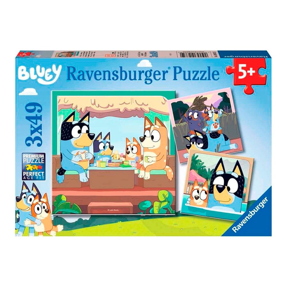 Bluey Adventure (3x49pcs) CASSE-TÊTE - 25-49 morceaux