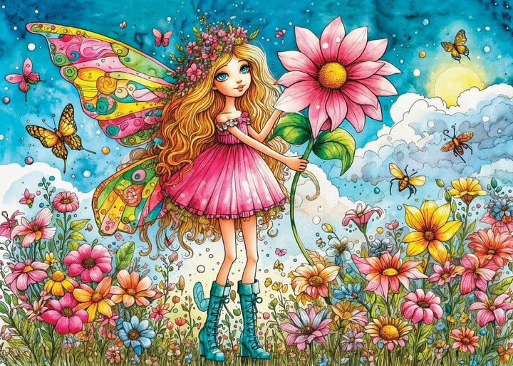 Blush Garden Whispers (1000 pcs) CASSE-TÊTE 1000 morceaux