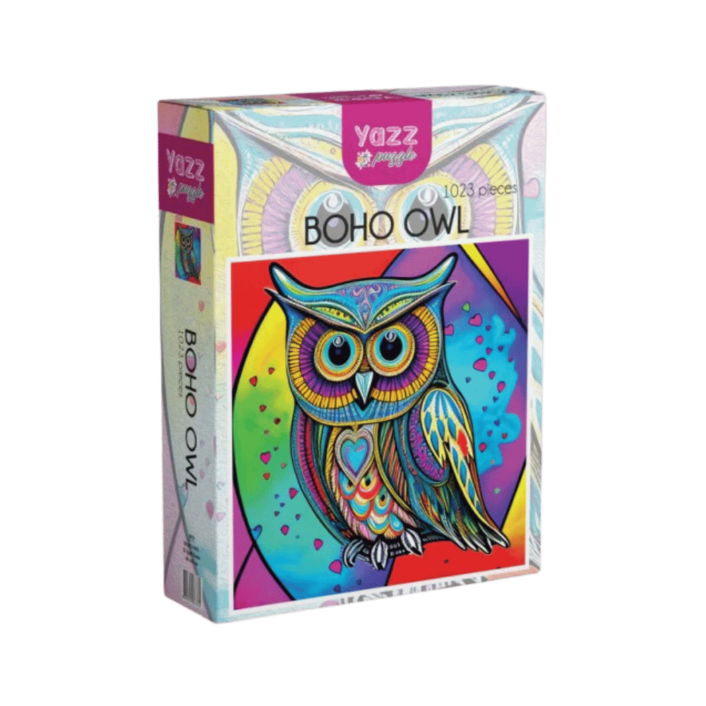 Boho Owl (Puzzle 1023 pcs) CASSE-TÊTE - 1000 morceaux