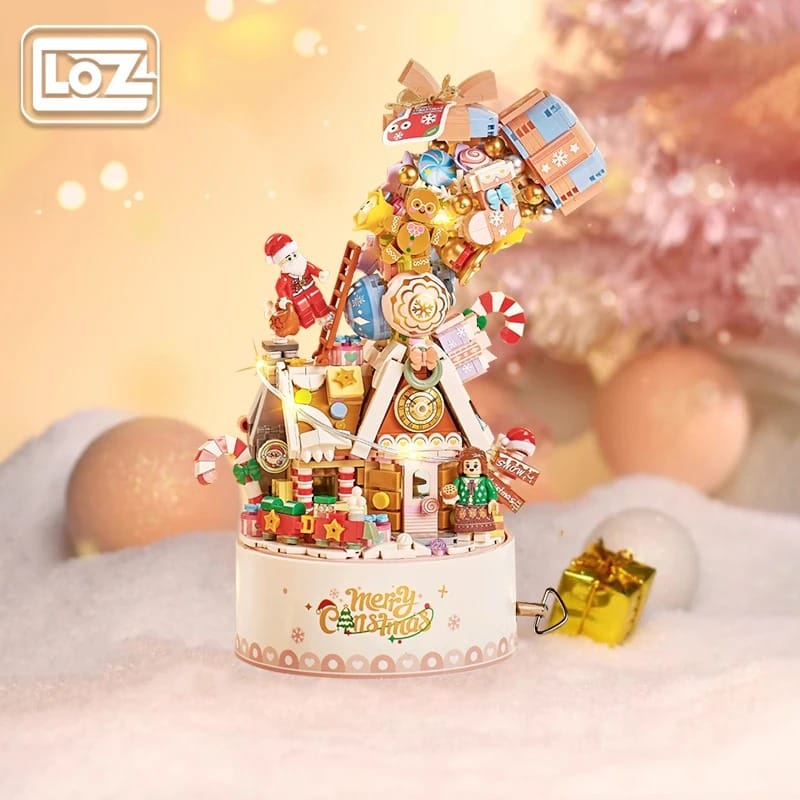 Boîte à musique de Noël PASSE-TEMPS - Jouets - Jouets Construction