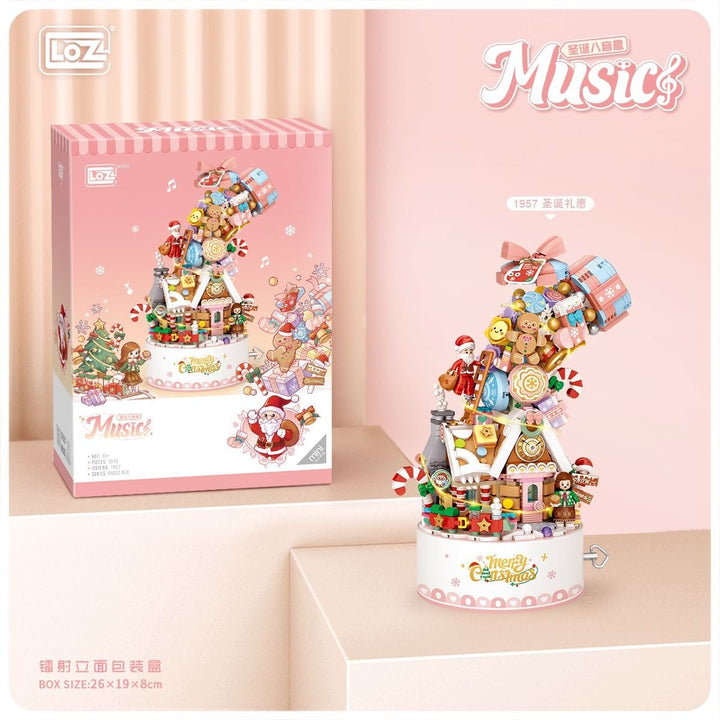 Boîte à musique de Noël PASSE-TEMPS - Jouets - Jouets Construction