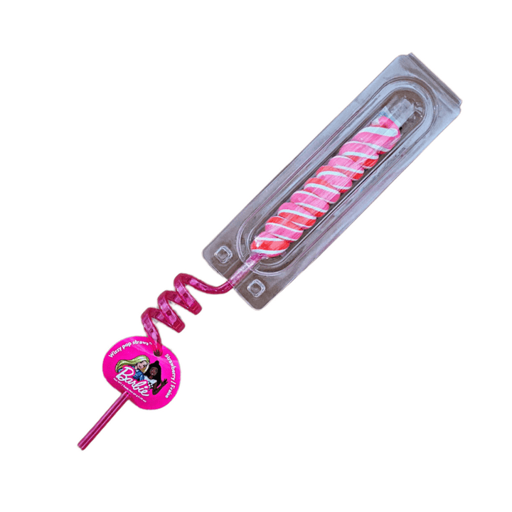 Bonbon  Barbie Wizzy Pop suçon avec paille 50g Confiseries