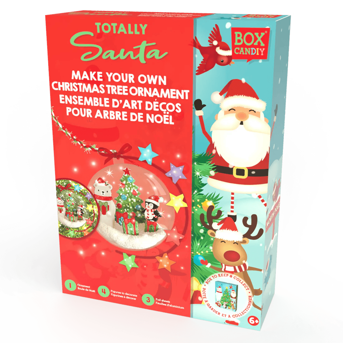 Box Candiy: Totally Santa - Ens. d'art Décos pour Arbre de Noël (ML) PASSE-TEMPS - Bricolages