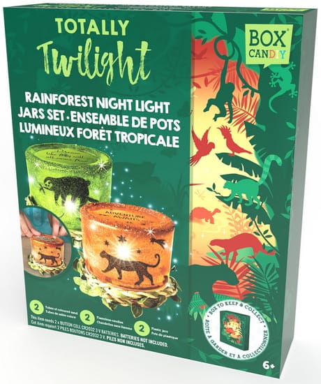 Box Candiy: Totally Twilight - Ens. de Pots Lumineux Forêt Tropicale (ML) PASSE-TEMPS - Bricolages