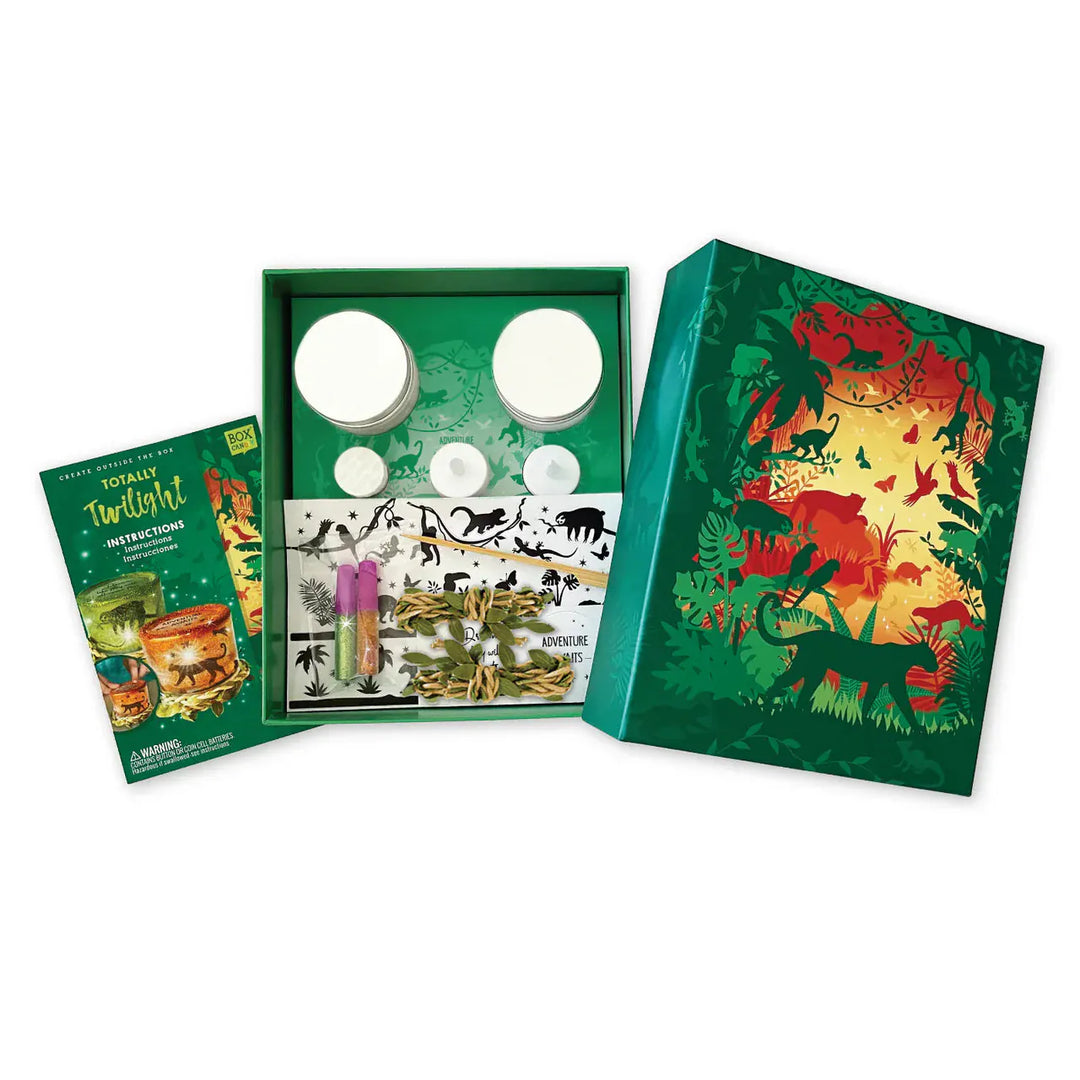 Box Candiy: Totally Twilight - Ens. de Pots Lumineux Forêt Tropicale (ML) PASSE-TEMPS - Bricolages