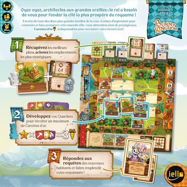 Bunny Kingdom Town (EN) JEUX - Deux joueurs