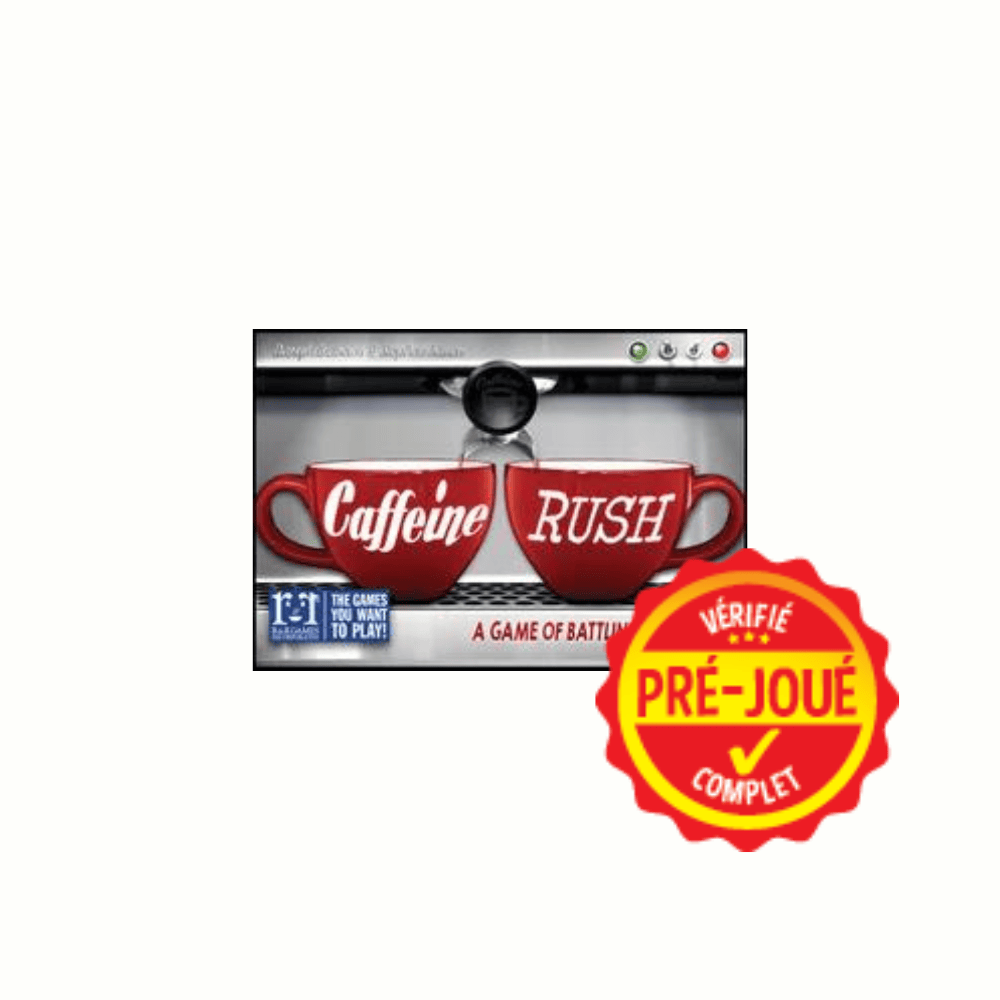 Caffeine rush (pré-joué) (EN) BAZAR - Bazar - Jeu de cartes