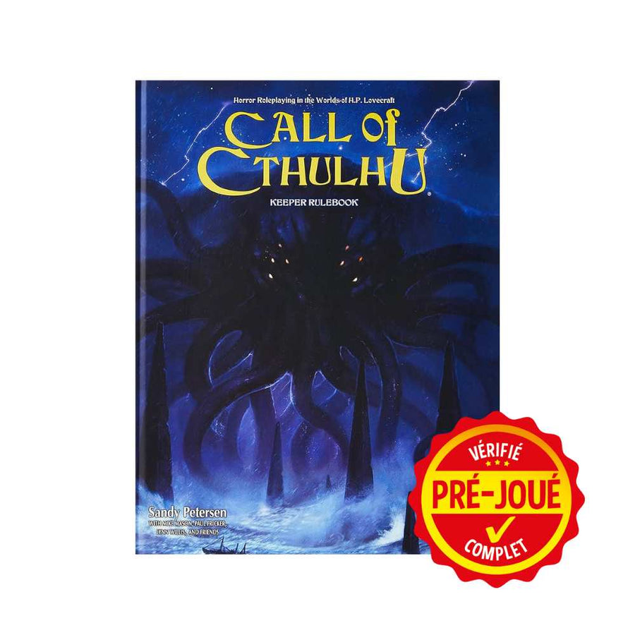 Call of Cthulhu : Keeper rulebook (pré-joué) (EN) BAZAR - Bazar - Jeux de rôle
