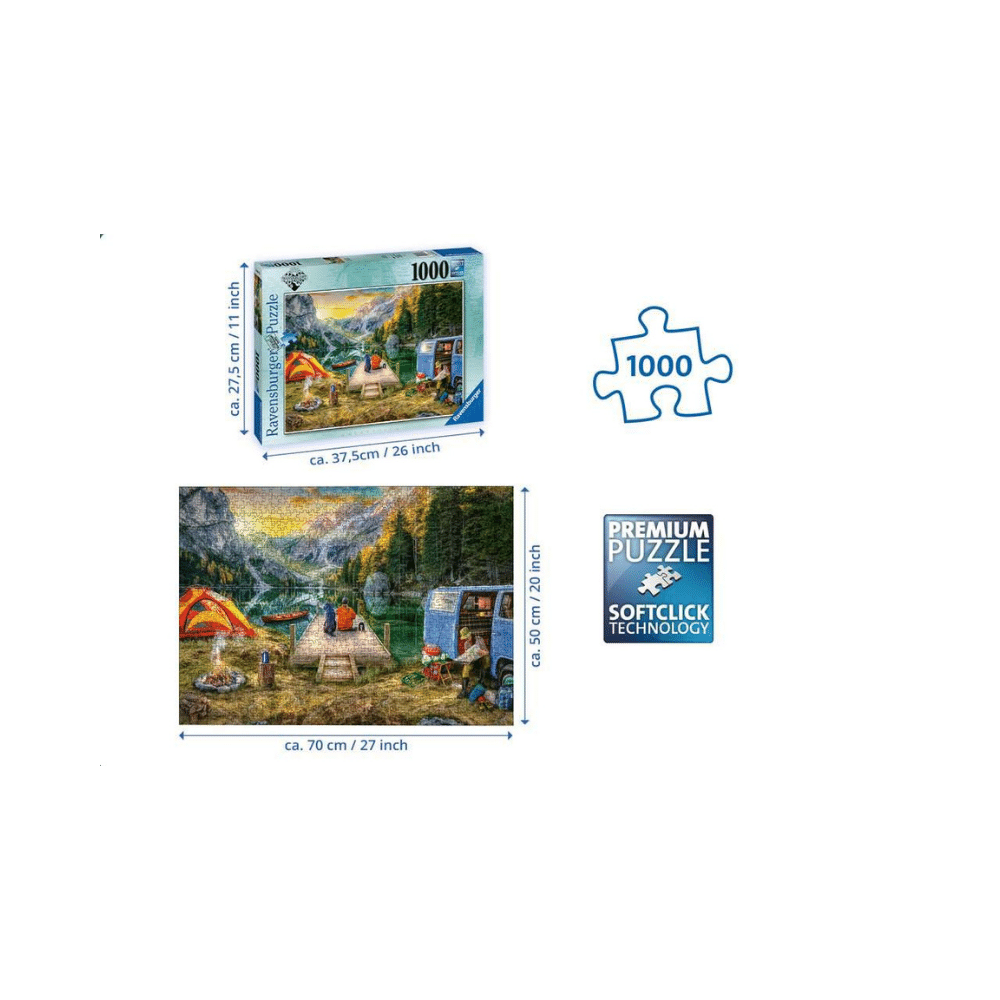 Calm Campsite (Puzzle 1000 pc) CASSE-TÊTE - 1000 morceaux