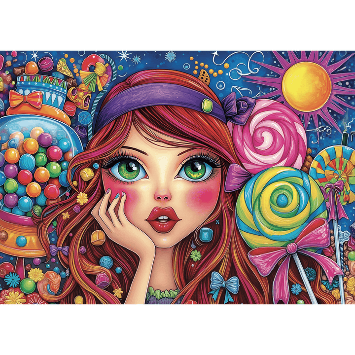 Candy Queen (1000pcs) CASSE-TÊTE - 1000 morceaux