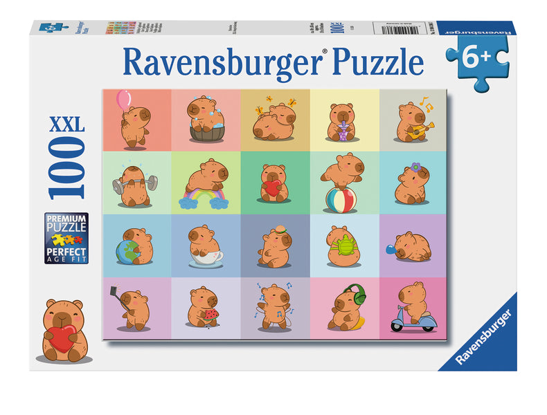 Capybara (100 pcs XXL) CASSE-TÊTE - 100 - 150 morceaux