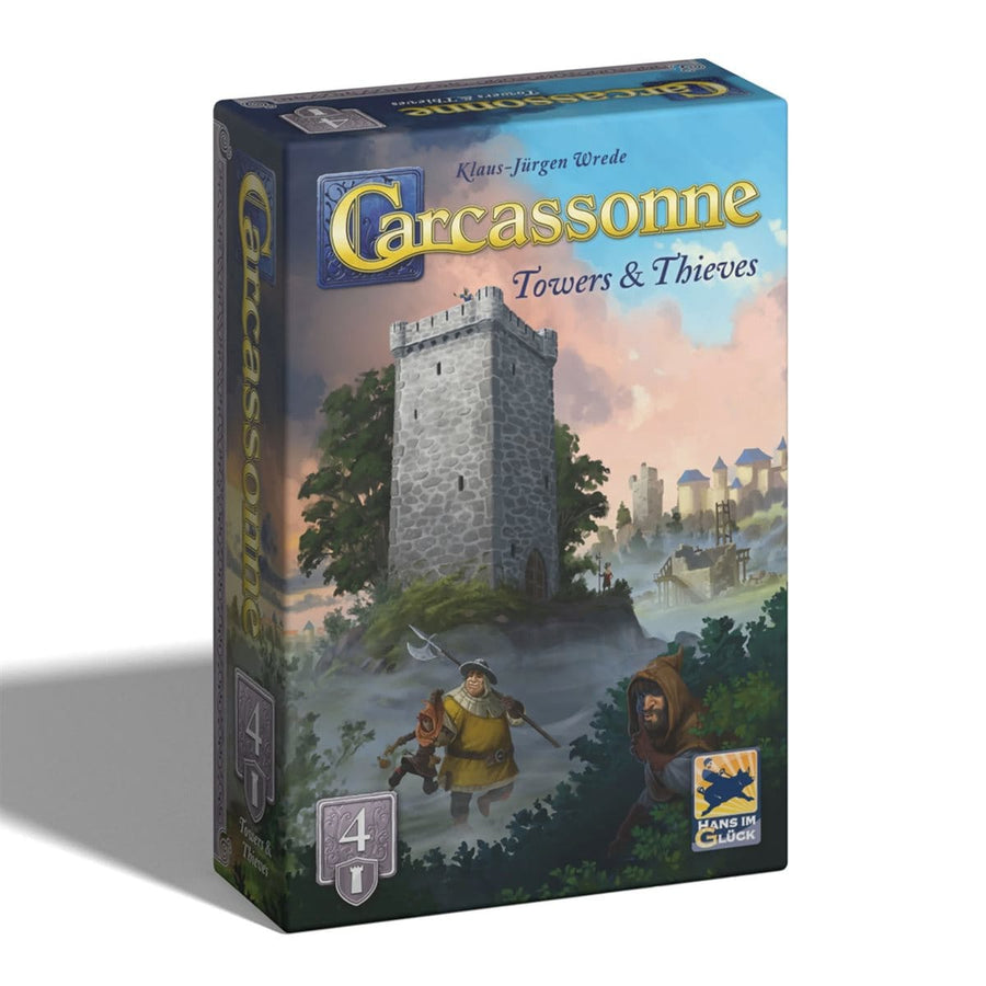 Carcassonne: Exp 4: Towers & Thieves - 2025 Version (EN) JEUX - Famille
