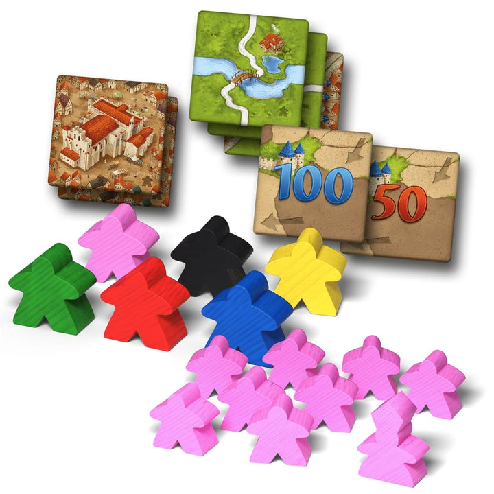 Carcassonne: Ext 1: Auberges & Cathedrales - Version 2025 (FR) JEUX - Famille