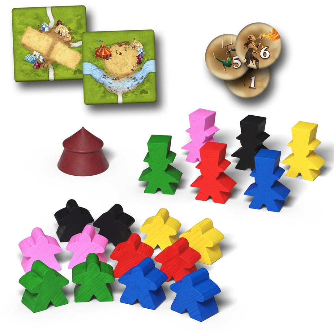 Carcassonne: Ext 10: Cirque & Artistes - Version 2025 (FR) JEUX - Famille