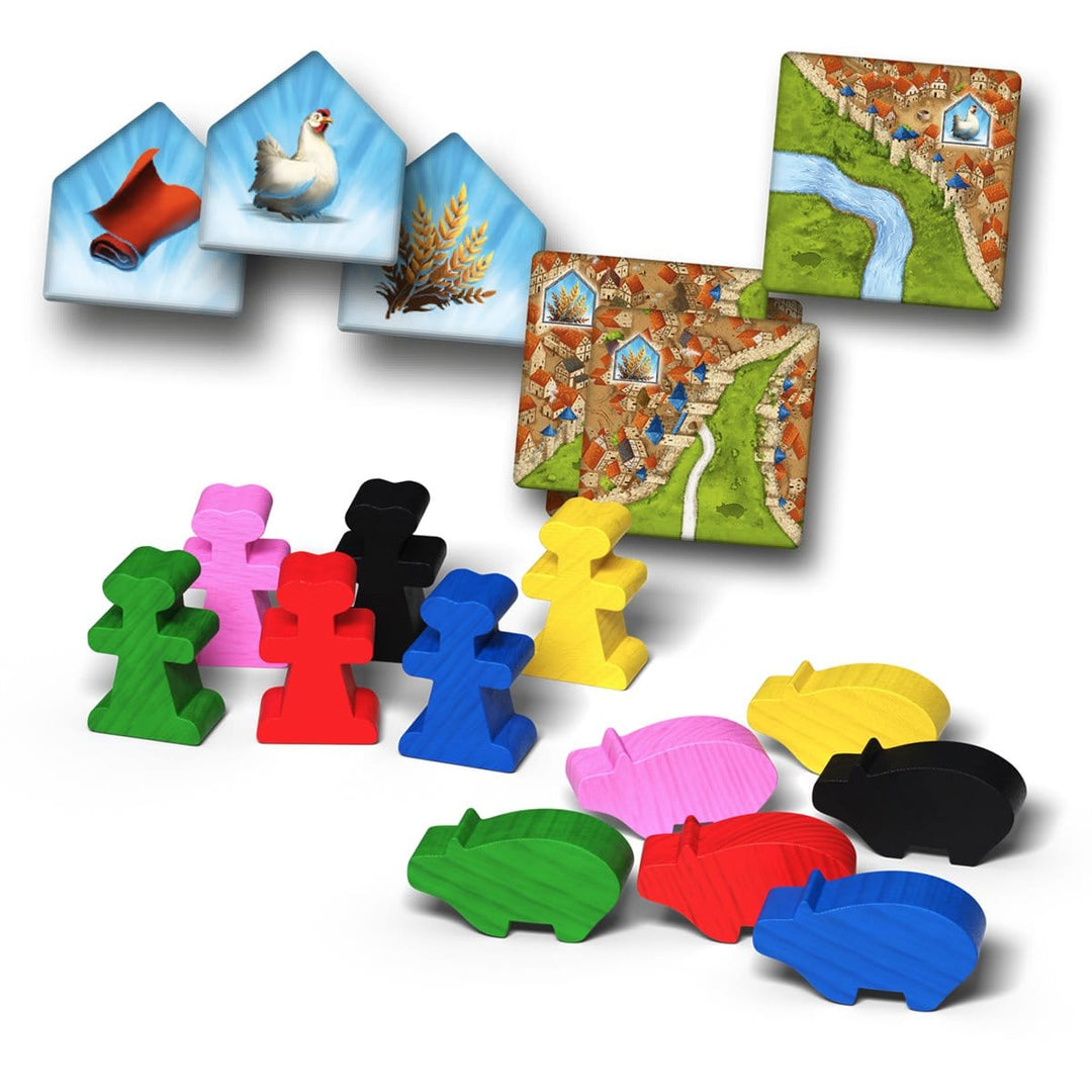 Carcassonne: Ext 2: Marchands & Batisseurs - Version 2025 (FR) JEUX - Famille