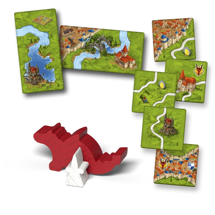 Carcassonne: Ext 3: Dragon & Fée (FR) JEUX - Famille