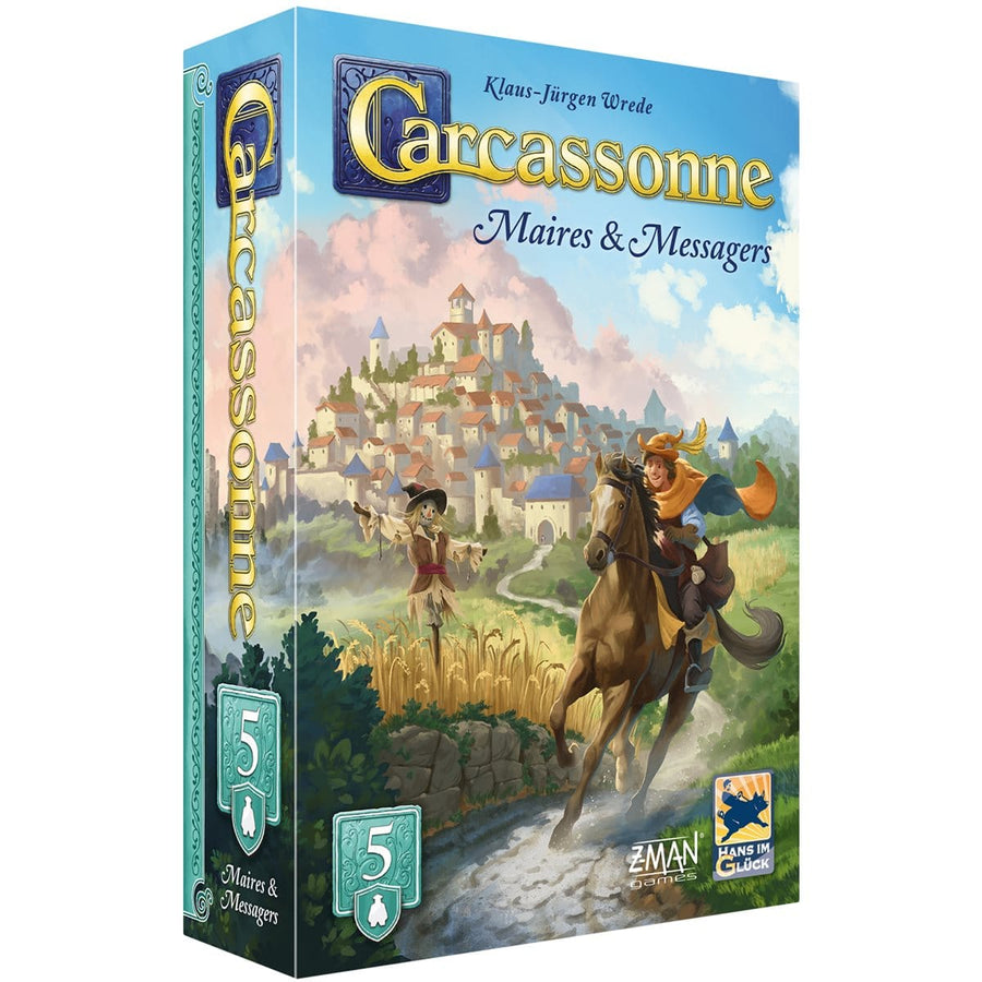Carcassonne: Ext 5: Maires & Messagers - Version 2025 (FR) JEUX - Famille
