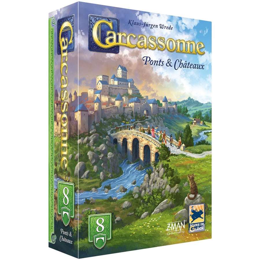 Carcassonne: Ext 8: Ponts & Chateaux - Version 2025 (FR) JEUX - Famille