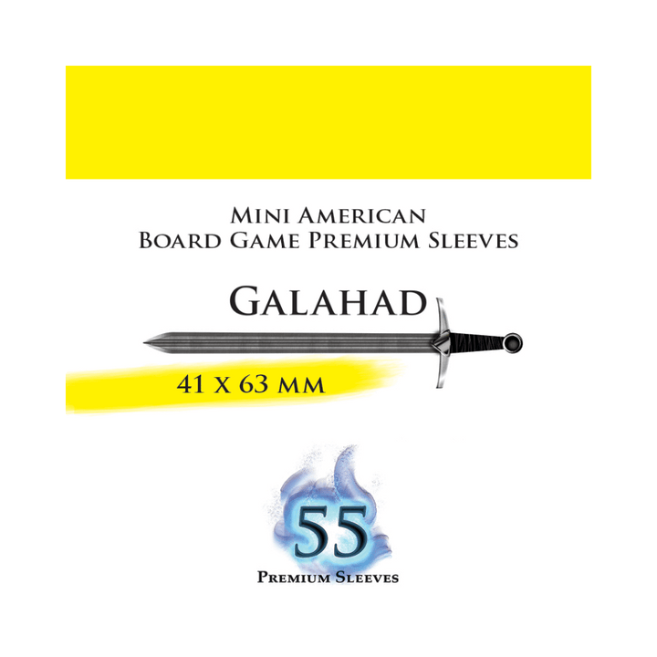 Paladin Sleeves - Galahad - 41 x 63mm (55) Cartables et portfolios - Sleeves - Mini-américaine