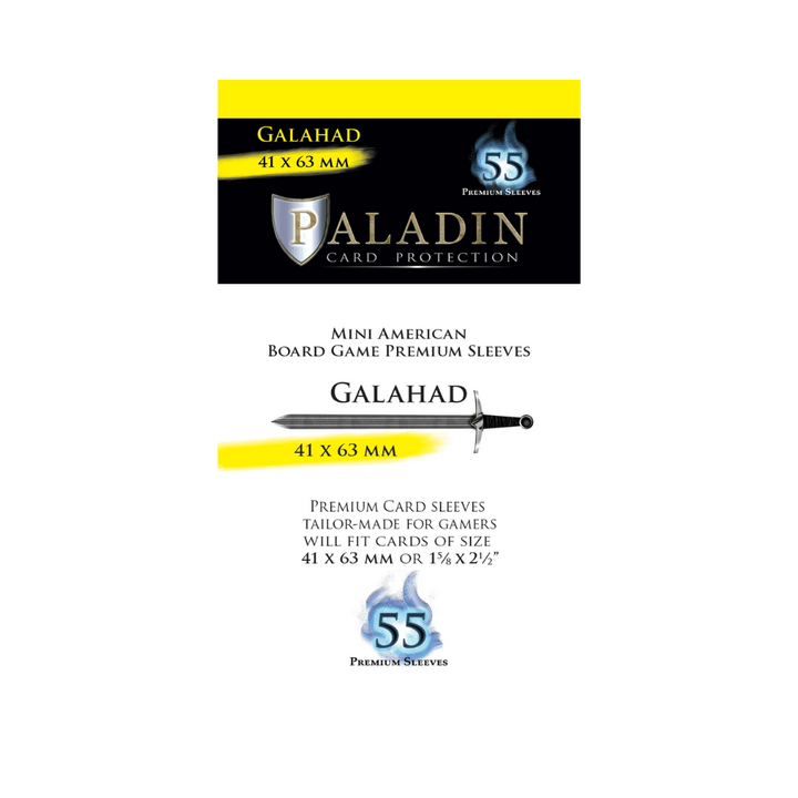 Paladin Sleeves - Galahad - 41 x 63mm (55) Cartables et portfolios - Sleeves - Mini-américaine