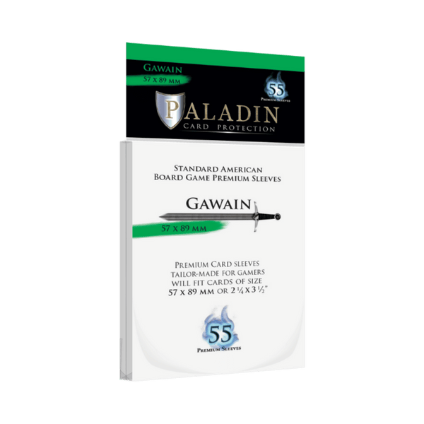 57 x 57 card sleeves Gawain Standard American (5789 mm) Clear Card Protectors for CCG & TCG Chronicles of Empire 57 x 57 card sleeves