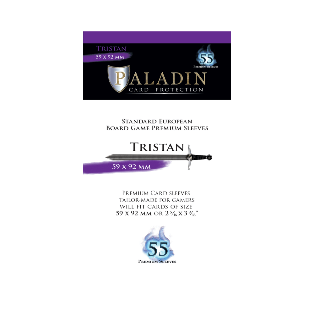 Paladin Sleeves - Tristan - 59 x 92mm (55) Cartables et portfolios - Sleeves - Standard européen