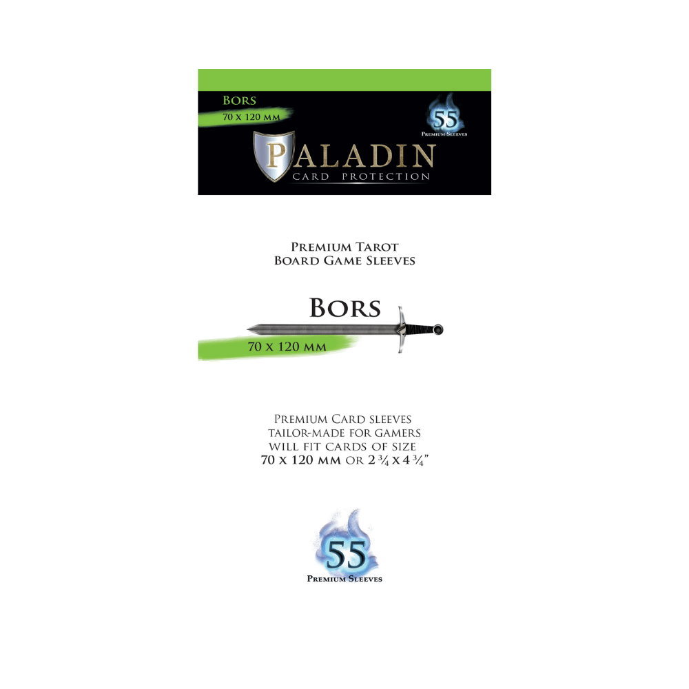 70x120mm card sleeves Paladin Sleeves - Bors - 70 x 120mm