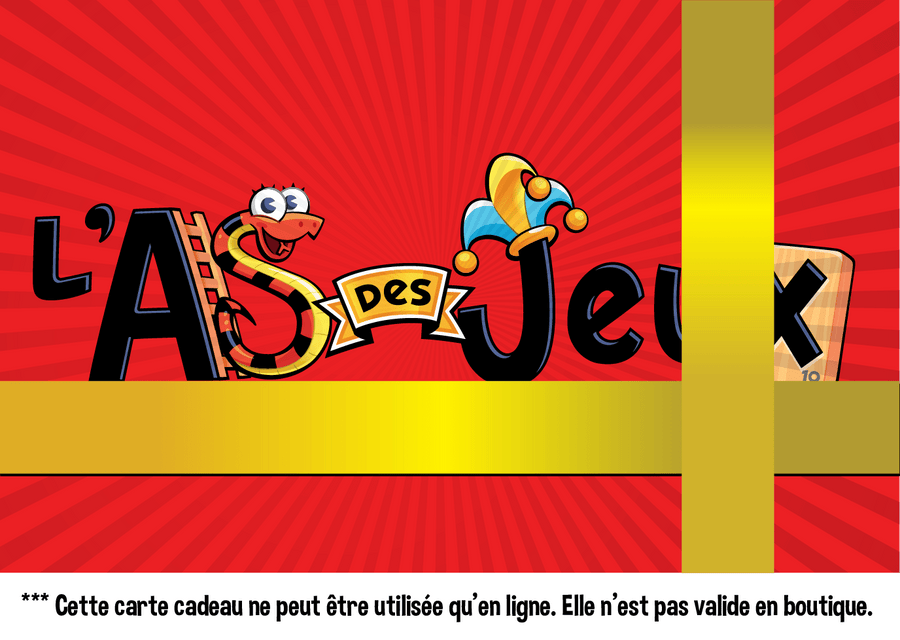 Carte Cadeau L’As des jeux – Le cadeau parfait pour tous les joueurs