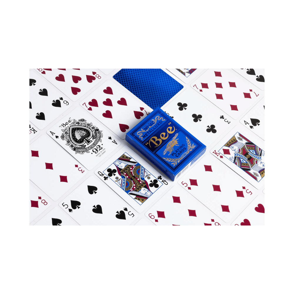 Cartes à jouer - Bee - MetalLuxe bleu (ML) JEUX - Cartes et Accessoires - Cartes à jouer