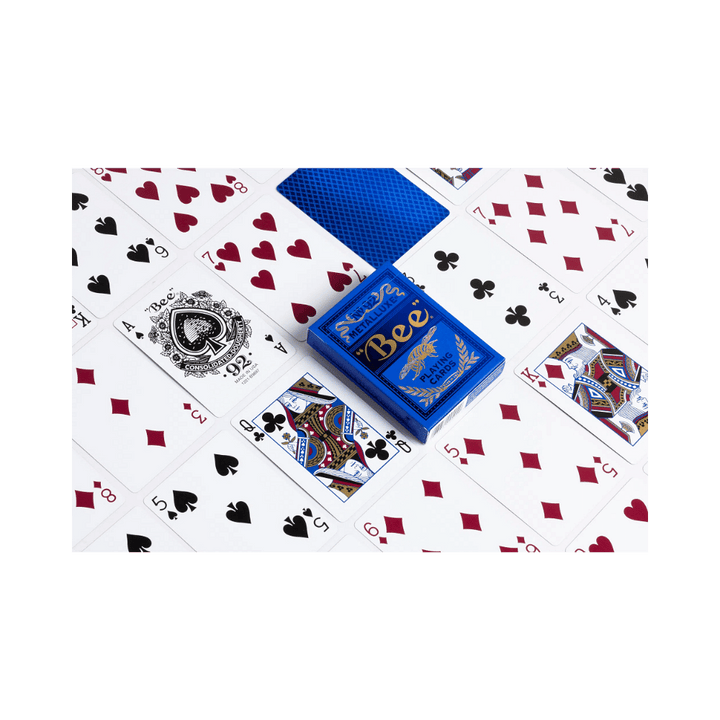 Cartes à jouer - Bee - MetalLuxe bleu (ML) JEUX - Cartes et Accessoires - Cartes à jouer