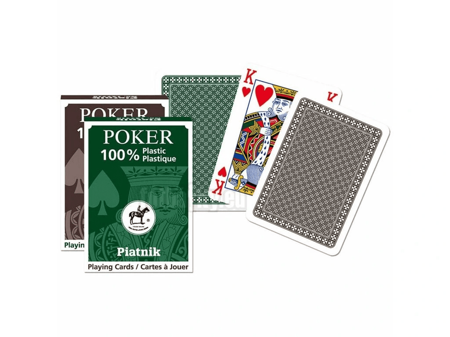 Cartes à jouer Poker - 100% plastique (1 paquet) JEUX - Cartes à jouer