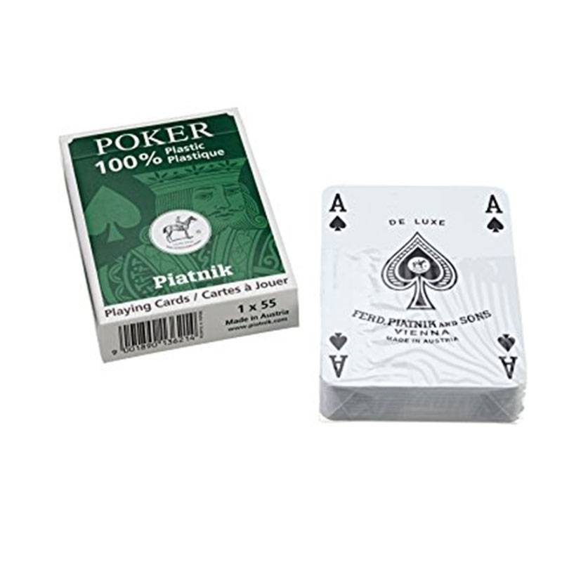 Cartes à jouer Poker - 100% plastique (1 paquet) JEUX - Cartes à jouer
